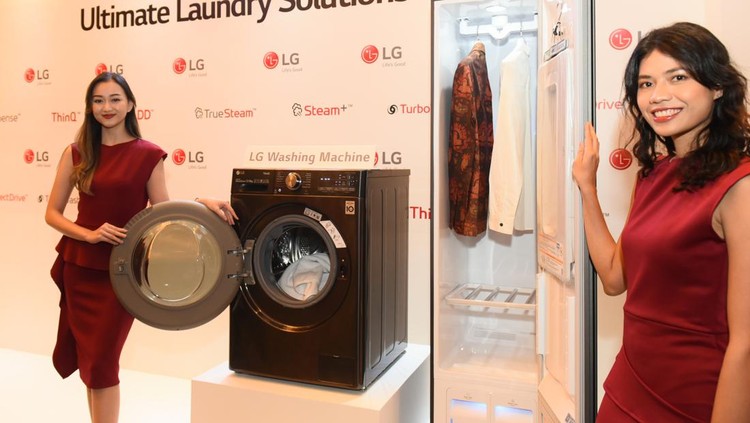 LG New Washing Machine and Styler - Ultimate Laundry S LG Electronics Indonesia memperkenalkan duet Styler dan mesin cuci pintar berteknologi pintar AI DD terbarunya, yang siap menjadi solusi lengkap perawatan pakaian modern.