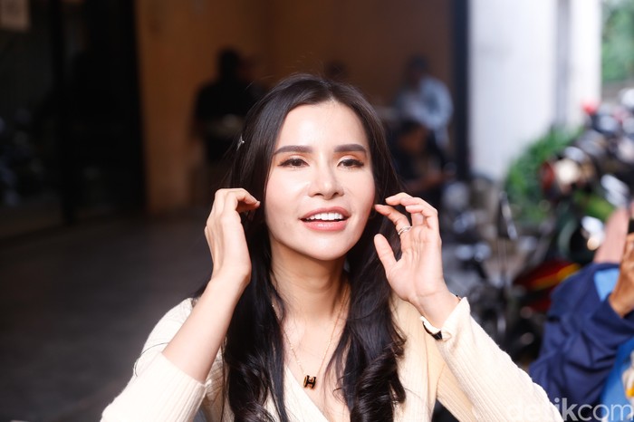 Maria Vania saat ditemui di kawasan studio PO, Tendean, Jakarta Selatan.