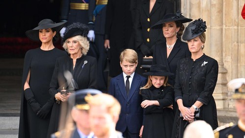 Meghan Markle Menangis di Pemakaman Ratu Elizabeth II