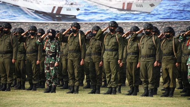 Muhammad Ary Adithya Hasibuan meninggal saat ikut Coast Guard Basic Training (CGBT). Pelatihan CGBT merupakan tahapan pendidikan lanjutan bagi CPNS Bakamla RI. (dok Bakamla)