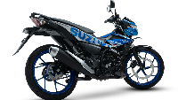 Dari segi teknologi, Suzuki Satria F150 dilengkapi LED headlight, Full digital speedometer dan 1-push electric starter. Konstruksi rangka Suzuki Advanced Twin-Spar Frame diklaim menambah kelincahan bermanuver dan kepercayaan diri bagi pengendara. Foto: Dok. Suzuki