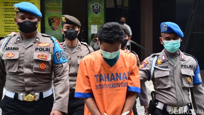 Tersangka pengeroyokan pelajar di Sarirogo