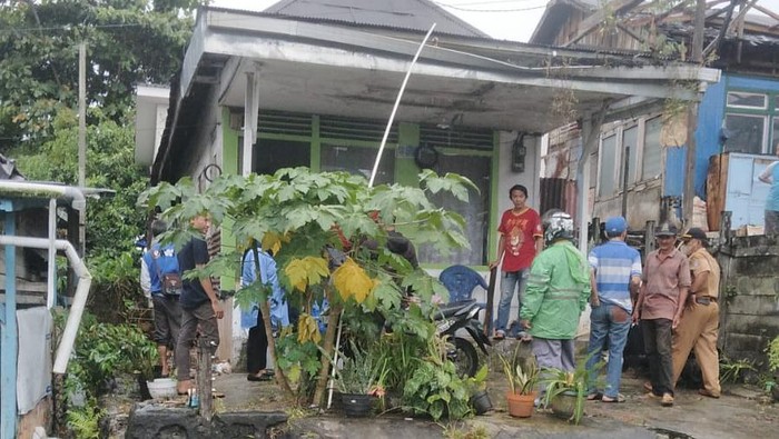 TKP pria yang bakar istri di Balikpapan