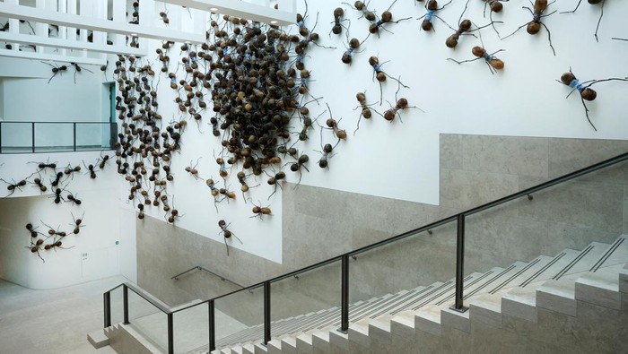 The exhibition Casa Tomada from artist Rafael Gomezbarros is displayed at Rijksmuseum in Amsterdam, Netherlands September 16, 2022. REUTERS/Piroschka van de Wouw