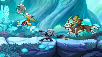 Bagi detikers yang pernah merasakan kenikmatan bermain Digimon Rumble Arena di PlayStation, pasti tidak akan bingung dengan Brawlhalla. Foto: (Steam).