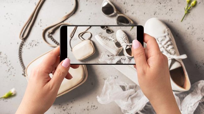 Ilustrasi Galeri Foto Produk