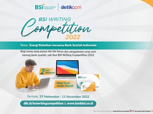 Yuk, Ikutan BSI Writing Competition! Berhadiah Notebook & Uang Tunai