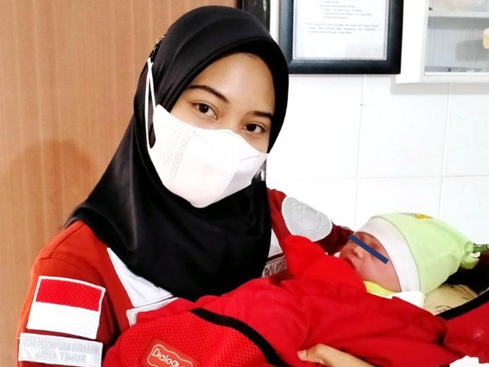 Bayi laki-laki yang dilahirkan narapidana Rutan Perempuan Surabaya di Porong Sidoarjo
