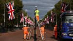 Bersih-bersih Usai Prosesi Pemakaman Ratu Elizabeth II