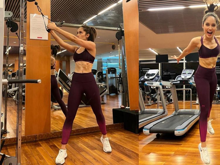 7 Foto Cinta Laura Rajin Workout, Netizen Malah Sebut Tubuhnya Kekurusan