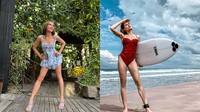 Hustling 24/7, tulis Cinta Laura dalam salah satu unggahan foto pribadi di instagramnya. (Foto: Instagram @claurakiehl)