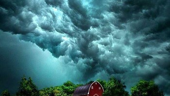Badai terbentuk di atas Wisconsin Foto: Boredpanda