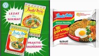 Dulu kemasan Indomie selalu dominan dengan warna kuning, bergambar udang dan ayam. Kini kemasannya lebih simpel hanya menampilkan gambar penyajian mienya. Foto: Kaskus/Pinterest