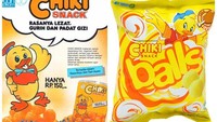 Snack rasa keju ini juga mengalami perubahan kemasan. Awalnya berwarna oranye dengan gambar bebek sebagai ikonnya. Kini berwarna kuning cerah. Foto: Kaskus/Pinterest