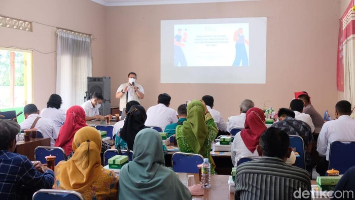 KPA Klaten melakukan sosialisasi pencegahan HIV di Prambanan, Rabu (21/9/2022).