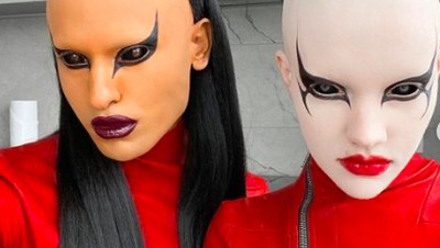 Foto: Pasangan Alien di Dunia Nyata, Gayanya Aneh Bin Ajaib