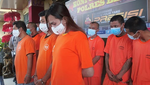 Residivis kasus bobol vila di Canggu, Kuta Utara, Badung, Bali, Rabu (21/9/2022).