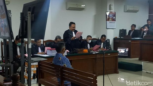 Sidang pelangagran HAM berat Paniai Papua di PN Makassar.