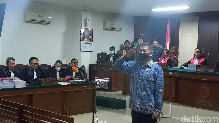 Sidang pelangagran HAM berat Paniai Papua di PN Makassar.