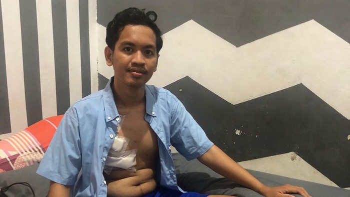 Suporter PSM Makassar Andi Ahsan Taqwim yang menjadi korban pembusuran