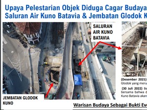 Saluran Air Kuno Batavia, Bata-batanya Didatangkan Langsung dari Belanda
