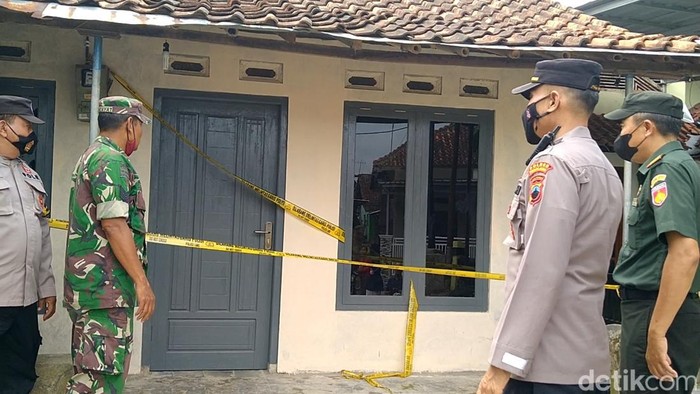 TKP suami bunuh istri di Tanahbaya, Randudongkal, Pemalang, Rabu (21/9/2022).