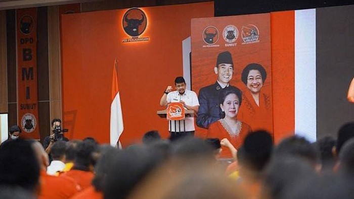 Wali Kota Medan Bobby Nasution saat acara BMI