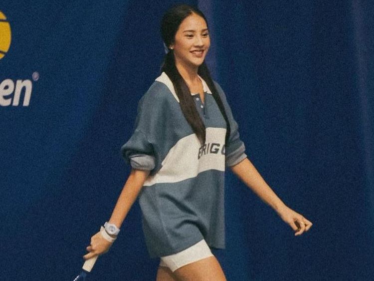 6 Foto Pesona Anya Geraldine Main Tenis di AS, Body Goals Jadi Sorotan
