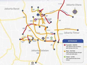 Peta 26 Calon Jalur Sepeda Baru di Jakarta, Total Panjang Nyaris 200 Km!