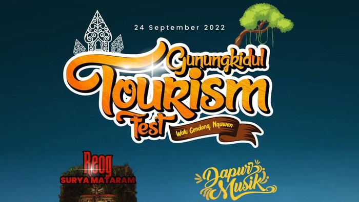 Gunungkidul Tourism Fest di Watu Gendong, Kalurahan Beji, Kapanewon Ngawen, Kabupaten Gunungkidul Sabtu (24/9/2022).