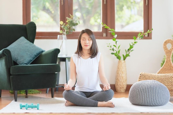 Ilustrasi Wanita Yoga Ilustrasi Wanita Yoga