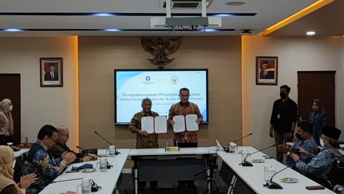 IPB Jalin Kerja sama dengan Badan Wakaf Indonesia.