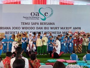 Bukan Kuis, Begini Cara Iriana Jokowi Beri Hadiah Siswa TK di Sragen