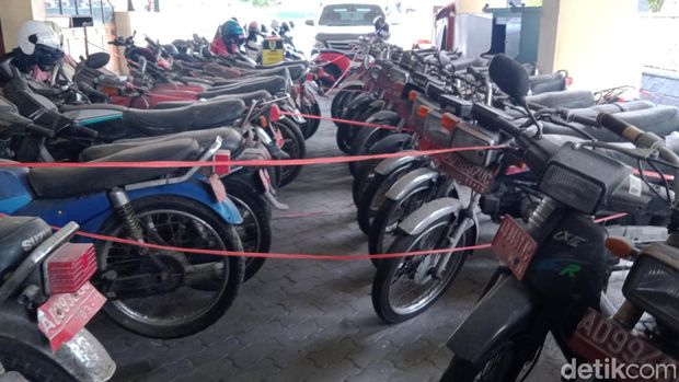 Sepeda motor milik Pemkab Klaten yang akan dilelang