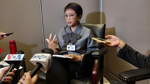 Menteri Luar Negeri Indonesia (Menlu) Retno LP Marsudi