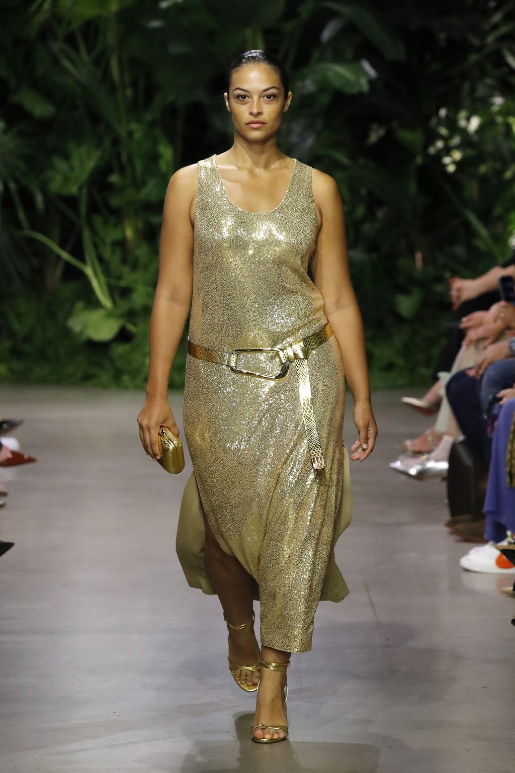 NEW YORK, NEW YORK - SEPTEMBER 14: Designer Michael Kors walks the runway finale during the Michael Kors Collection Spring/Summer 2023 Runway Show on September 14, 2022 in New York City. (Photo by JP Yim/Getty Images for Michael Kors)