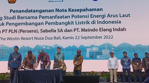 MoU PLN dengan Perusahaan Prancis di Nusa Dua