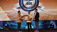 PT Jaminan Kredit Indonesia (Jamkrindo) menerima apresiasi penghargaan dalam ajang Infobank The Best State-Owned Enterprise Award 2022 sebagai anak perusahaan BUMN dengan predikat prestisius yakni “Sangat Bagus” dalam kategori Kelompok BUMN Perusahaan Pembiayaan. 