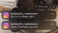 Ashley Russell membuktikan Adam Levine selalu memberikan reaksi atas semua unggahannya. Foto: Instagram Ashley Russell