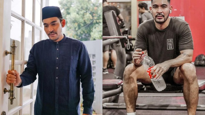 robby purba Robby terlihat sangat imbang dalam mengatur jadwal kesibukan dan olahraga. Tak hanya nge-gym, ia juga suka bermain tenis.
