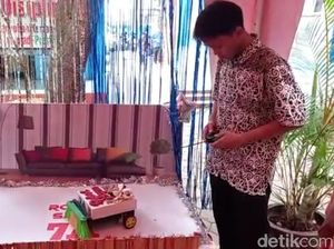 Kreatif! Siswa SMP di Kota Tegal Sulap Limbah Mainan Jadi Robot Penyapu