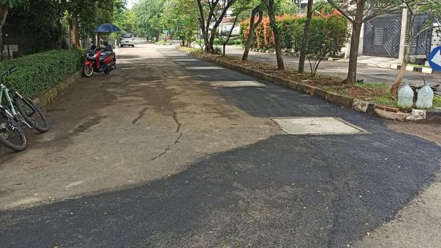 Sodetan di Jl Karang Tengah menuju Kali Grogol di Jaksel sudah selesai dibangun. (Dok Dinas SDA DKI dan Lurah Lebak Bulus Jaenudin)