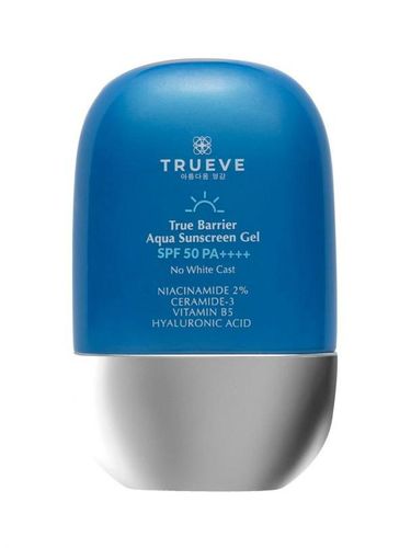 Trueve True Barrier Aqua Sunscreen Gel.