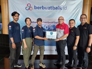 Tim berbuatbaik.id dan JNE Dukung Penyaluran Donasi Cakra Abhipraya ke Papua