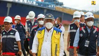Menteri Menteri Pekerjaan Umum dan Perumahan Rakyat (PUPR) Basuki Hadimuljono melanjutkan kunjungan kerja di Jawa Barat dengan meninjau progres pembangunan Jalan Tol Bogor-Ciawi-Sukabumi (Bocimi).