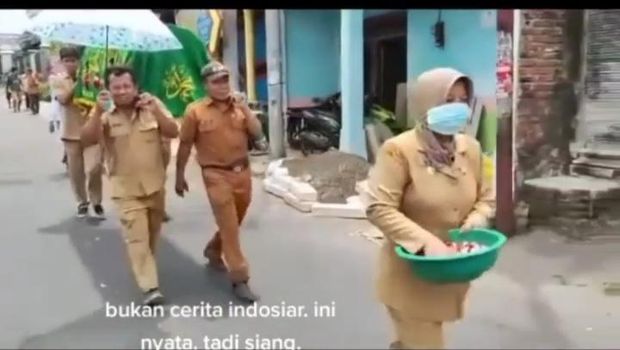 Viral jenazah diantar perangkat desa di Kediri