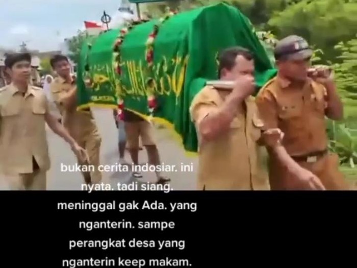 Viral jenazah diantar perangkat desa di Kediri
