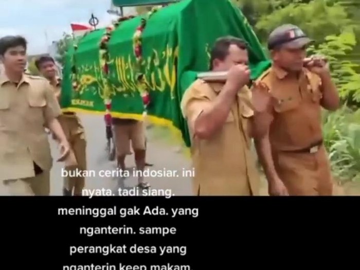 Viral jenazah diantar perangkat desa di Kediri