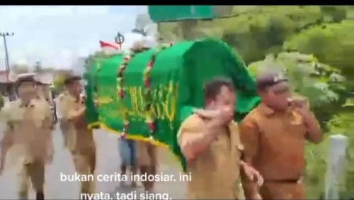 Viral jenazah diantar perangkat desa di Kediri