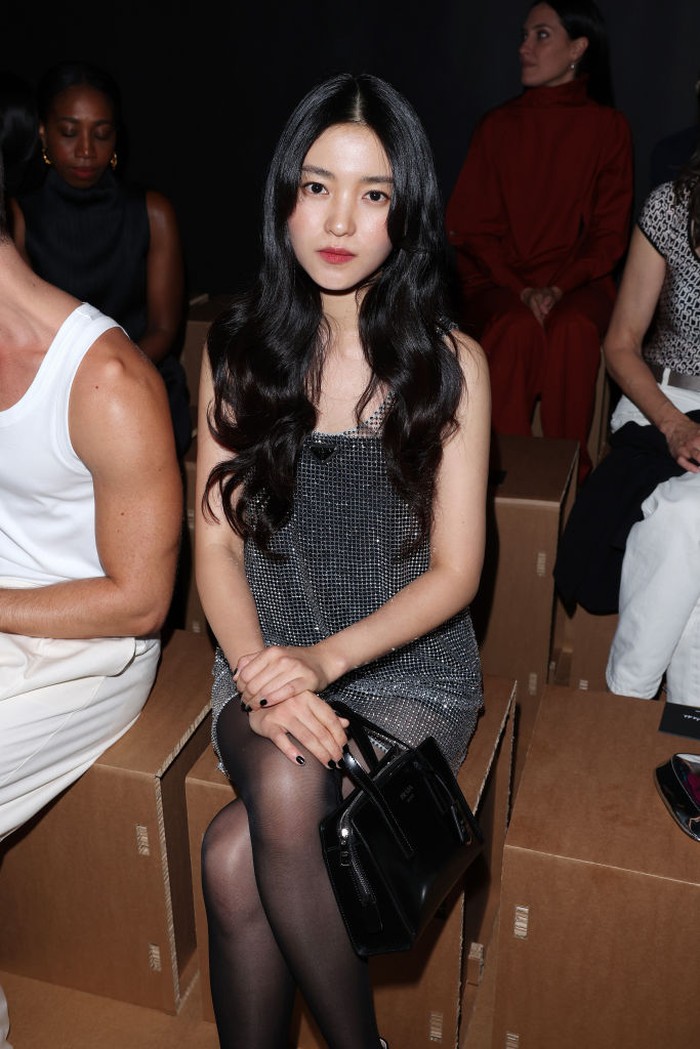 1426294885 MILAN, ITALY - SEPTEMBER 22: Kim Taeri attends the Prada show during Milan Fashion Spring/Summer 2023 on September 22, 2022 in Milan, Italy. (Photo by Jacopo M. Raule/Getty Images for Prada)
